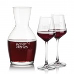 Westwood Carafe & Bretton Wine with Logo