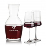 Westwood Carafe & Dakota Wine with Logo
