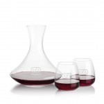 Senderwood Carafe & Hogarth Stemless Wine with Logo