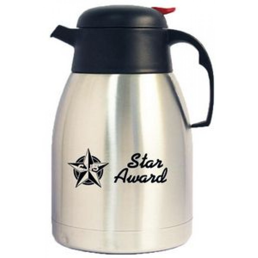 50 Oz. Vacuum Thermal Coffee Carafe Custom Imprinted 50 Oz. Vacuum Thermal Coffee Carafe Custom Imprinted