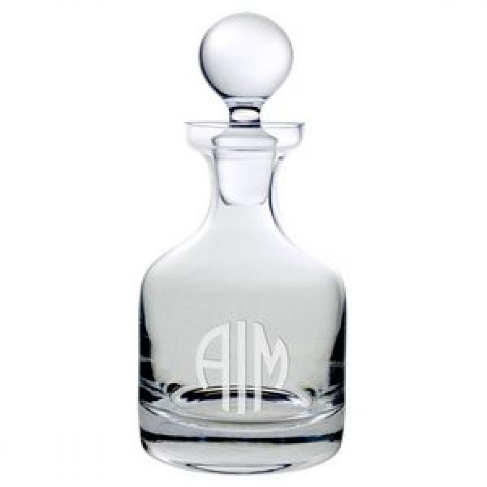 Classic Whiskey Decanter (32 Oz.) with Logo Classic Whiskey Decanter (32 Oz.) with Logo