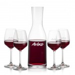 Caldmore Carafe & 4 Oldham Wine with Logo