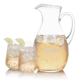 Customized Geneva Pitcher & 2 Breckland Beverage  Customized Geneva Pitcher & 2 Breckland Beverage