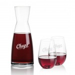Personalized Winchester Carafe & Boston Stemless