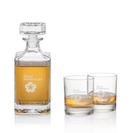 Promotional Matlock Decanter & 2 On-the-Rocks  Promotional Matlock Decanter & 2 On-the-Rocks