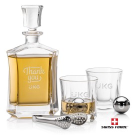 Avalon Decanter Set & Ice Balls with Logo