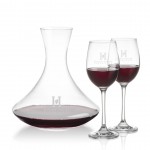 Senderwood Carafe & Burlington Wine with Logo