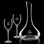 Celina Carafe & 2 Wine Custom Engraved