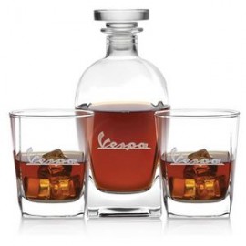 Promotional 3 Piece Rossini DOF Glasses Set - Etched