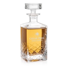 Brentwood Decanter - 25oz Crystalline with Logo