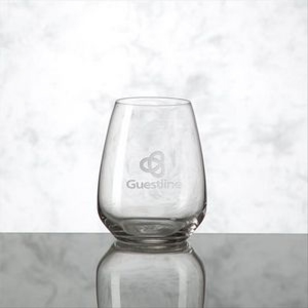 Custom Imprinted Brunswick Stemless Wine Glass Custom Imprinted Brunswick Stemless Wine Glass