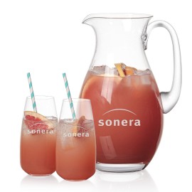 Custom St Tropez Pitcher & 2 Hogarth Beverage  Custom St Tropez Pitcher & 2 Hogarth Beverage