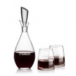 Juliette Decanter & 2 Telford Stemless Wine with Logo