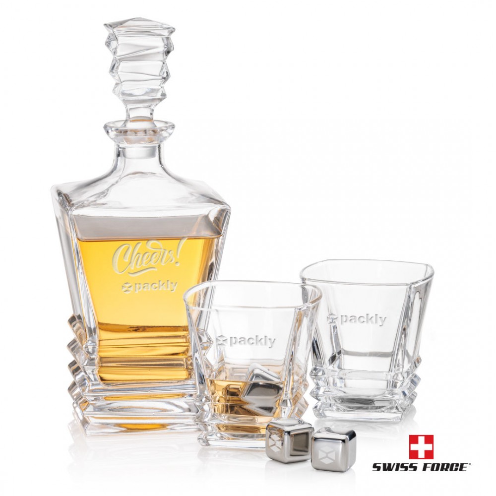 Bentley Decanter Set & Ice Cubes with Logo