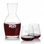 Personalized Westwood Carafe & 2 Breckland Stemless