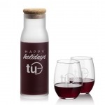 Promotional Yarmouth Carafe & Stanford Stemless Wine