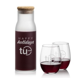 Promotional Yarmouth Carafe & Stanford Stemless Wine