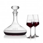 Personalized Stratford Decanter & 2 Cannes Wine
