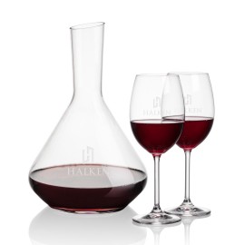 Terrassa Carafe & Coleford Wine with Logo