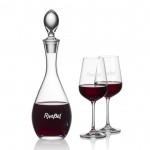 Malvern Decanter & Laurent Wine with Logo