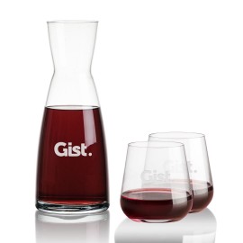 Customized Winchester Carafe & Howden Stemless
