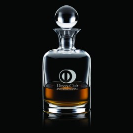 Franca Decanter & Lid - 33oz Crystalline with Logo  Franca Decanter & Lid - 33oz Crystalline with Logo