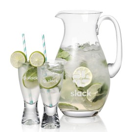 St Tropez Pitcher & 2 Bastien Cocktail with Logo  St Tropez Pitcher & 2 Bastien Cocktail with Logo
