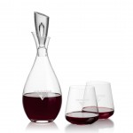 Personalized Juliette Decanter & Crestview Stemless Wine