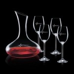 Custom Imprinted Cimarron Carafe & 4 Wine