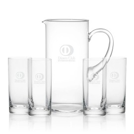 Logo Branded Franca Pitcher & 4 Hiball