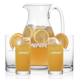 St Tropez Pitcher & 4 Franca Beverage with Logo  St Tropez Pitcher & 4 Franca Beverage with Logo