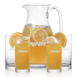 Personalized St Tropez Pitcher & 4 Franca Beverage