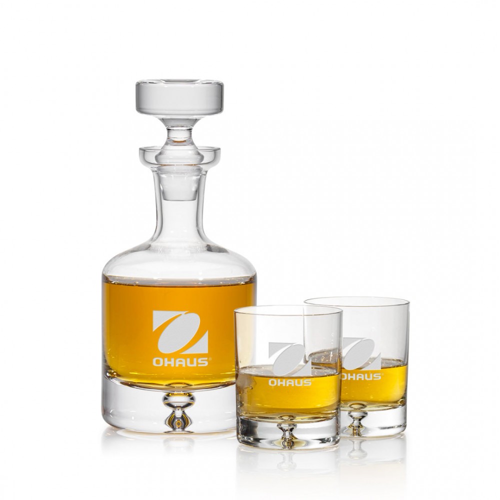 Logo Branded Wellington Decanter Set Logo Branded Wellington Decanter Set