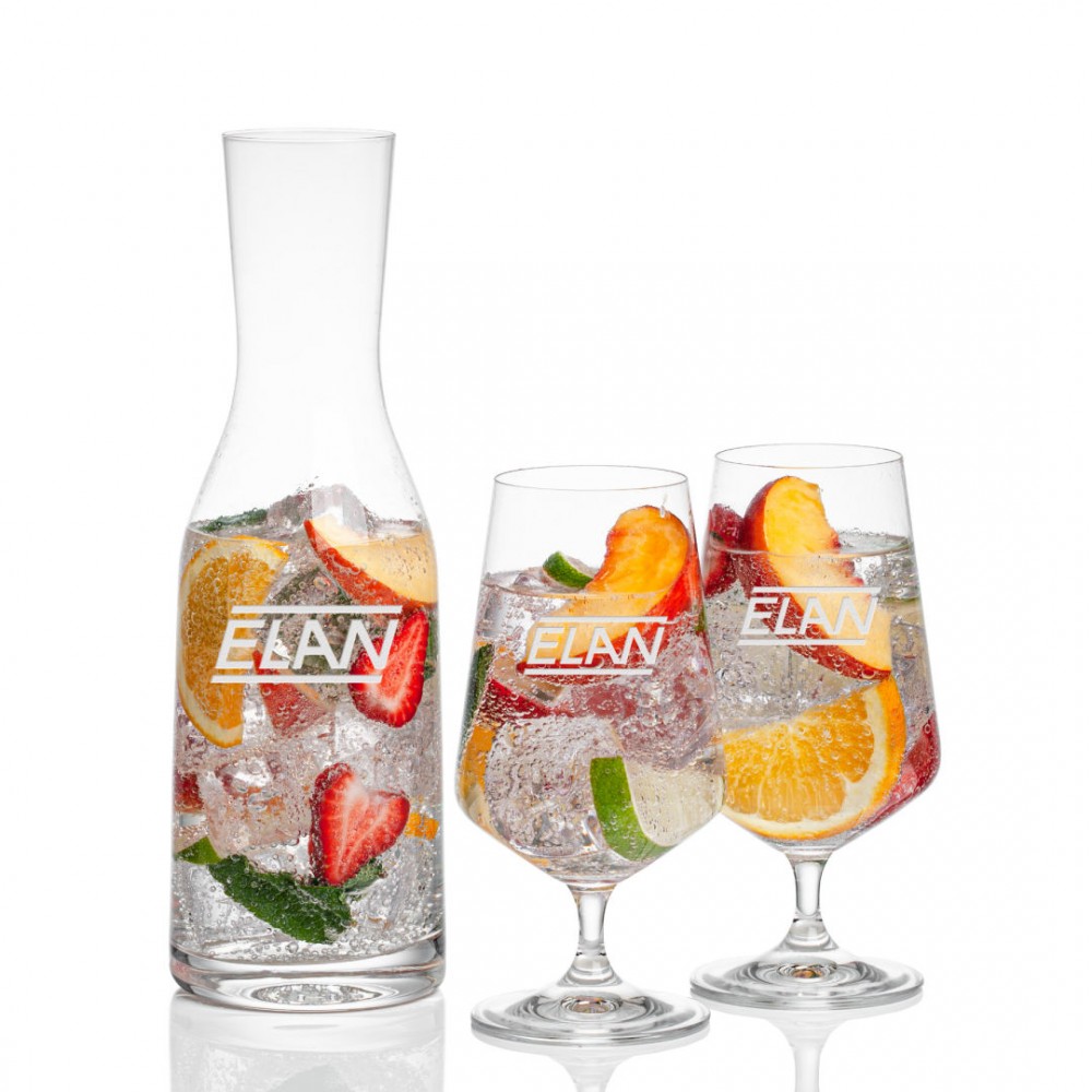Caldmore Carafe & Breckland Beverage with Logo Caldmore Carafe & Breckland Beverage with Logo