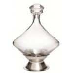 Custom Orbital Decanter w/Brushed Stainless Steel Base