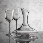 Madagascar Carafe & 2 Wine Glasses Custom Engraved