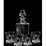 Custom Imprinted Quadro Decanter and Tumbler Set