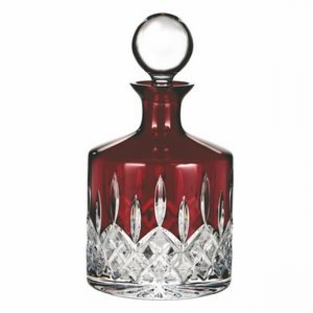 Waterford Crystal Lismore Red Decanter Custom Imprinted Waterford Crystal Lismore Red Decanter Custom Imprinted