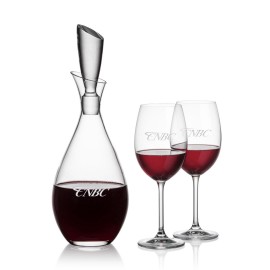 Customized Juliette Decanter & 2 Coleford Wine
