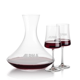 Senderwood Carafe & Dakota Wine with Logo