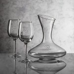 Edenvale Carafe & 2 Wine Glasses Logo Branded