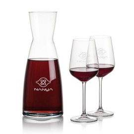 Winchester Carafe & 2 Elderwood Wine with Logo  Winchester Carafe & 2 Elderwood Wine with Logo