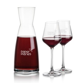 Winchester Carafe & 2 Bretton Wine with Logo