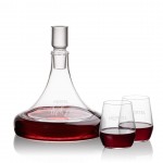 Custom Ashby Decanter & Germain Stemless Wine