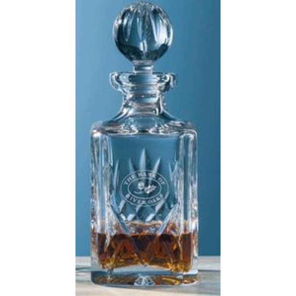 Custom Printed Director's Whiskey Decanter - 26 Oz. Custom Printed Director's Whiskey Decanter - 26 Oz.