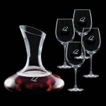 Edenvale Carafe & 4 Wine Logo Branded