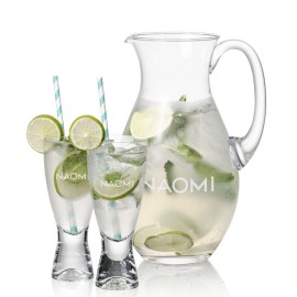 Customized Charleston Pitcher & 2 Bastien Cocktail