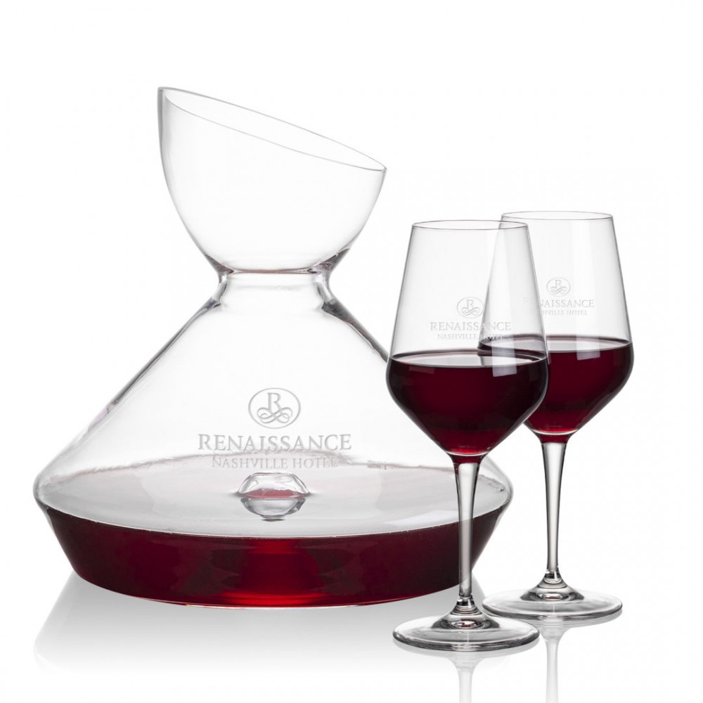 Custom Woodbury Carafe & Germain Wine Custom Woodbury Carafe & Germain Wine