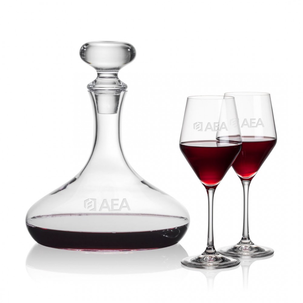 Stratford Decanter & Bengston Wine with Logo Stratford Decanter & Bengston Wine with Logo