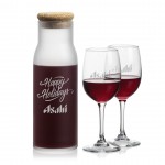 Yarmouth Carafe & Farnham Wine with Logo